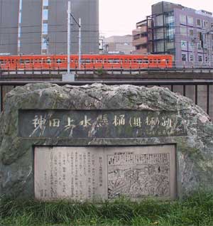 神田上水掛樋の碑